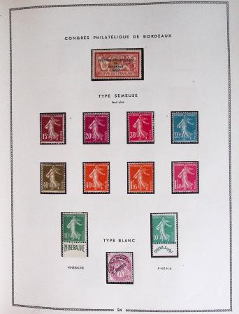 1849-1979, Collection de France en deux classeurs Moc,