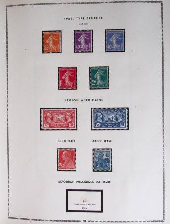 1849-1979, Collection de France en deux classeurs Moc,