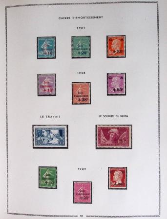 1849-1979, Collection de France en deux classeurs Moc,