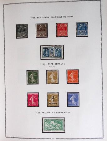 1849-1979, Collection de France en deux classeurs Moc,