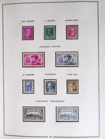 1849-1979, Collection de France en deux classeurs Moc,