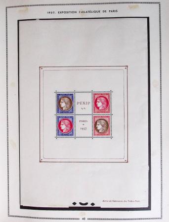1849-1979, Collection de France en deux classeurs Moc,