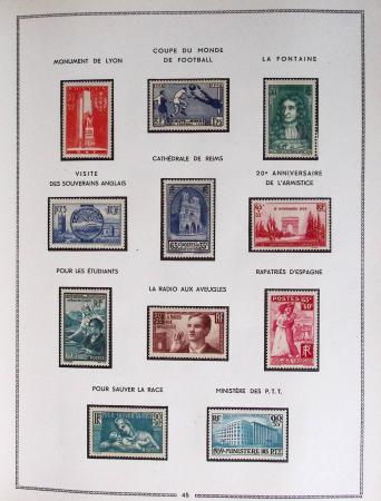 1849-1979, Collection de France en deux classeurs Moc,