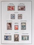 1849-1979, Collection de France en deux classeurs Moc,