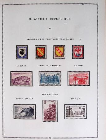1849-1979, Collection de France en deux classeurs Moc,