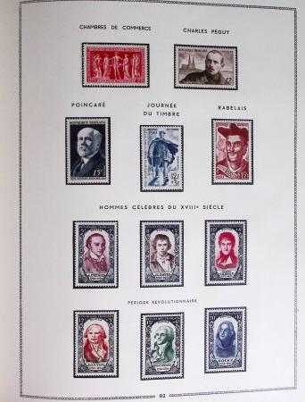 1849-1979, Collection de France en deux classeurs Moc,