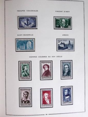 1849-1979, Collection de France en deux classeurs Moc,