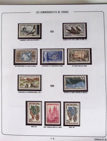 1900-2019, Collection de timbres de France à réarranger