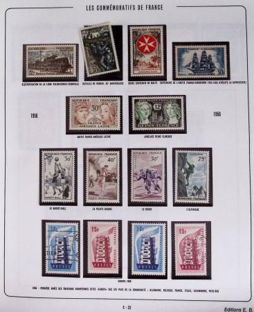 1900-2019, Collection de timbres de France à réarranger