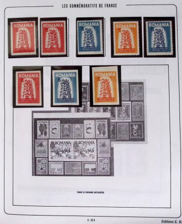 1900-2019, Collection de timbres de France à réarranger