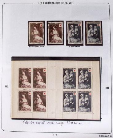 1900-2019, Collection de timbres de France à réarranger
