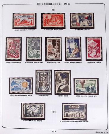 1900-2019, Collection de timbres de France à réarranger