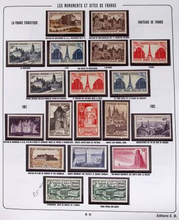 1900-2019, Collection de timbres de France à réarranger