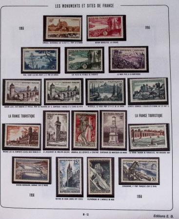 1900-2019, Collection de timbres de France à réarranger