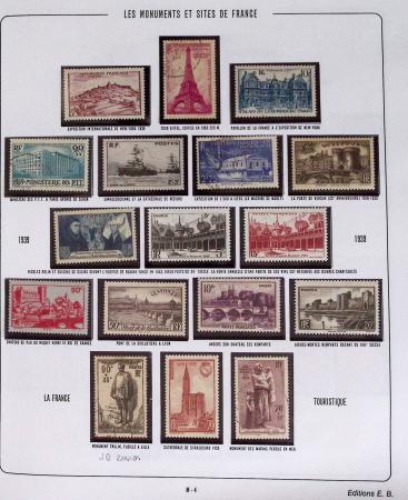 1900-2019, Collection de timbres de France à réarranger