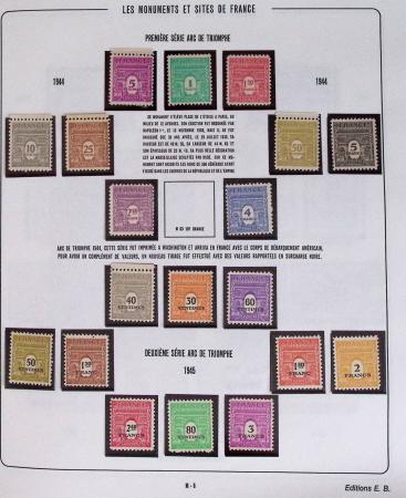 1900-2019, Collection de timbres de France à réarranger