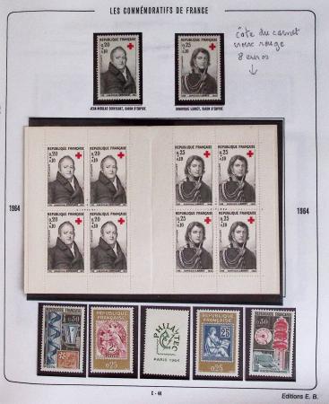1900-2019, Collection de timbres de France à réarranger