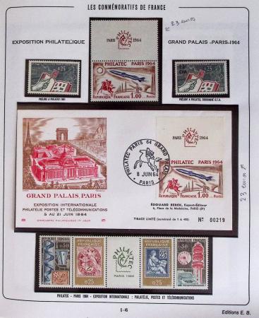 1900-2019, Collection de timbres de France à réarranger