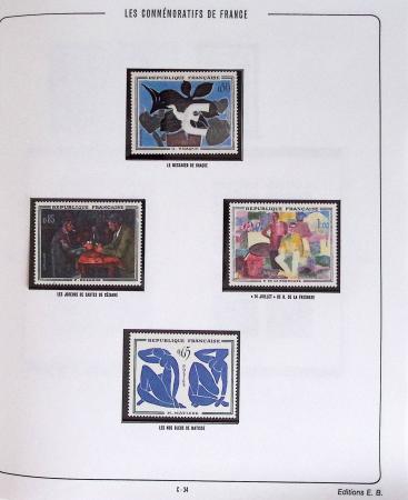 1900-2019, Collection de timbres de France à réarranger