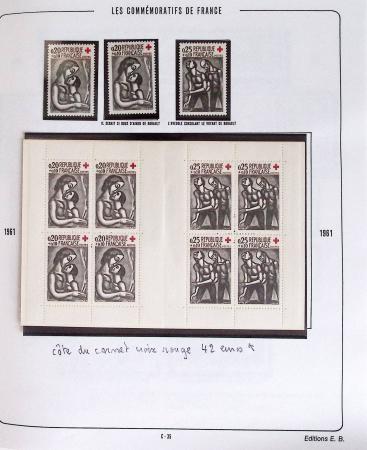 1900-2019, Collection de timbres de France à réarranger