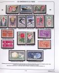 1900-2019, Collection de timbres de France à réarranger