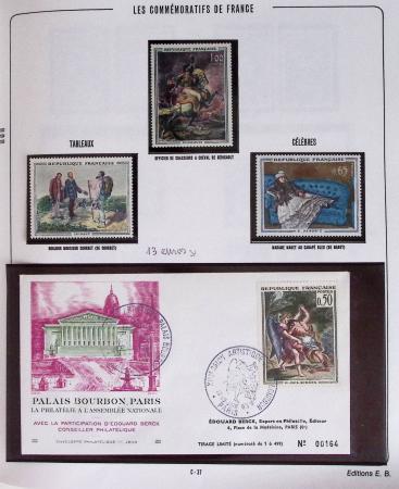 1900-2019, Collection de timbres de France à réarranger