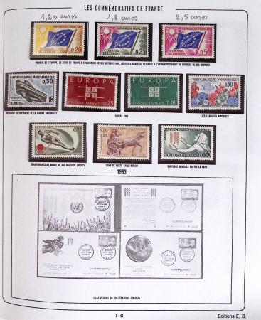 1900-2019, Collection de timbres de France à réarranger