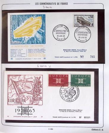 1900-2019, Collection de timbres de France à réarranger