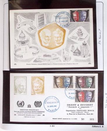 1900-2019, Collection de timbres de France à réarranger