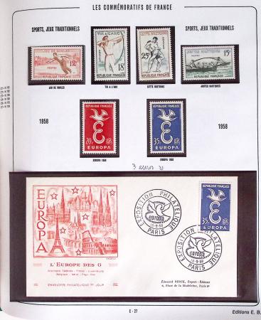 1900-2019, Collection de timbres de France à réarranger