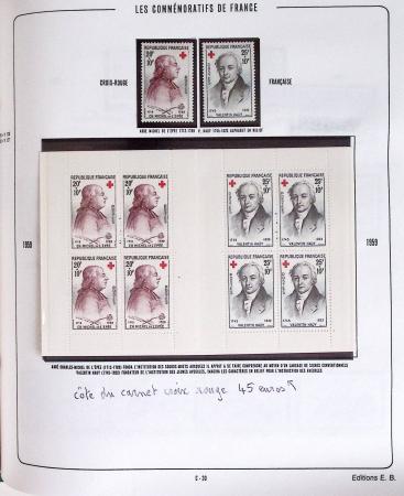 1900-2019, Collection de timbres de France à réarranger