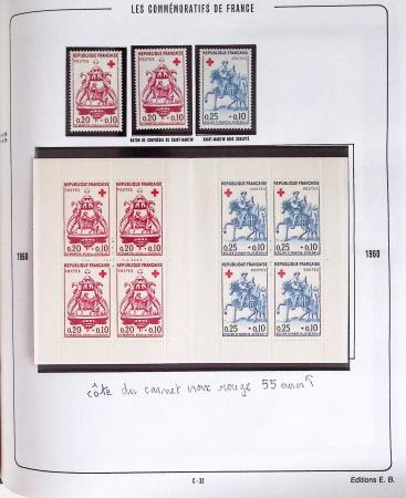 1900-2019, Collection de timbres de France à réarranger