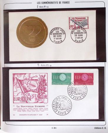 1900-2019, Collection de timbres de France à réarranger