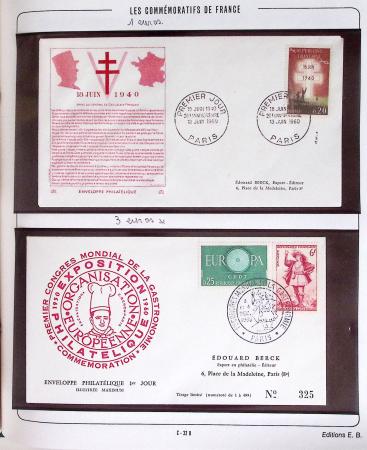 1900-2019, Collection de timbres de France à réarranger
