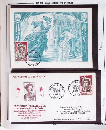 1900-2019, Collection de timbres de France à réarranger