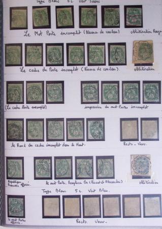 1900-2019, Collection de timbres de France à réarranger