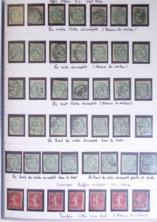 1900-2019, Collection de timbres de France à réarranger
