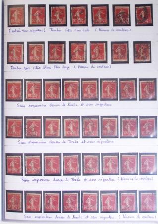 1900-2019, Collection de timbres de France à réarranger