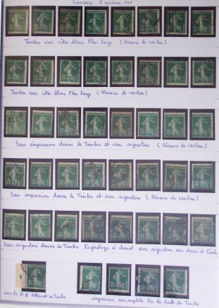 1900-2019, Collection de timbres de France à réarranger