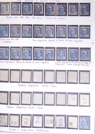 1900-2019, Collection de timbres de France à réarranger