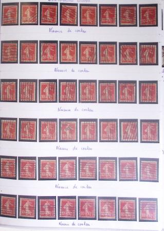 1900-2019, Collection de timbres de France à réarranger