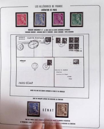 1900-2019, Collection de timbres de France à réarranger