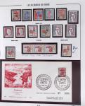 1900-2019, Collection de timbres de France à réarranger