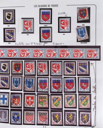 1900-2019, Collection de timbres de France à réarranger