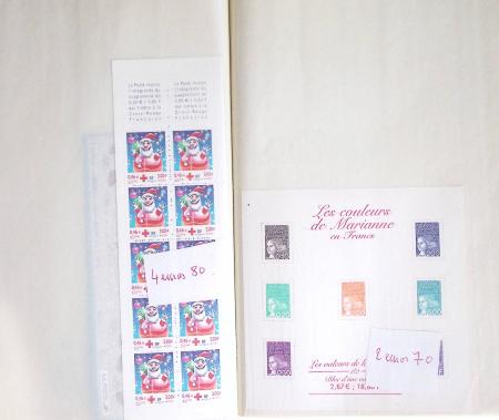 1900-2019, Collection de timbres de France à réarranger