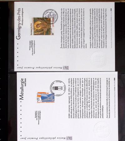 1900-2019, Collection de timbres de France à réarranger