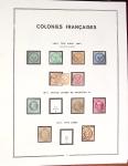 1859-2020, Collection de COLONIES en 18 albums et classeurs,