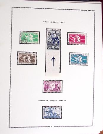 1859-2020, Collection de COLONIES en 18 albums et classeurs,