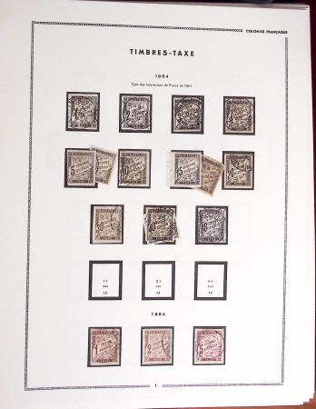 1859-2020, Collection de COLONIES en 18 albums et classeurs,