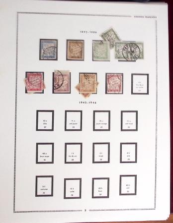 1859-2020, Collection de COLONIES en 18 albums et classeurs,